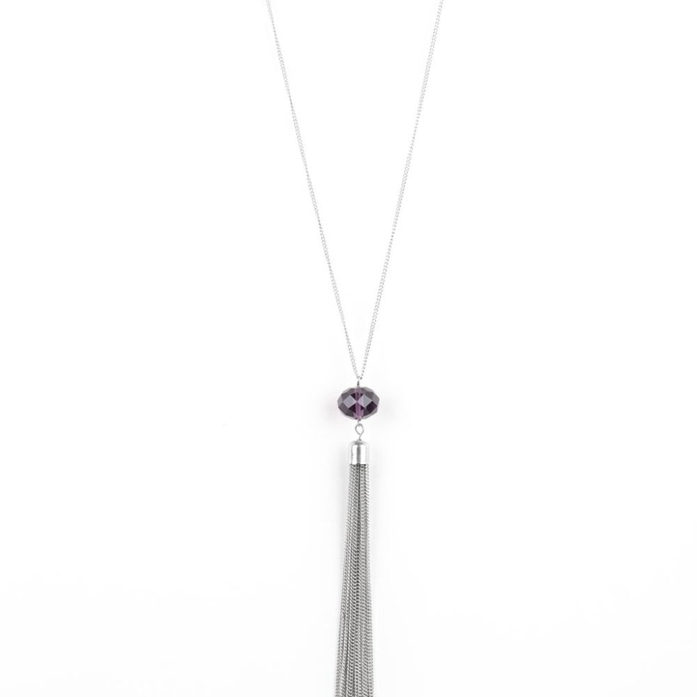 Paparazzi Socialite of the Season Purple Necklace and Earring Set